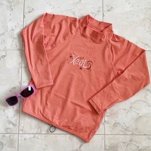 Xcel Pink Girls Rashguard Swim